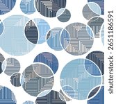 chain pattern geometric fabric design