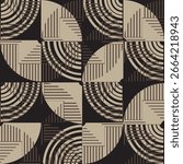 chain pattern geometric fabric design