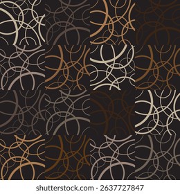 chain pattern geometric fabric design