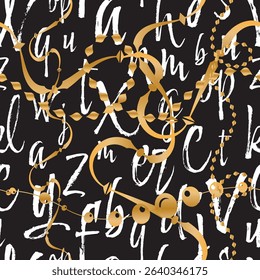 chain pattern geometric fabric design