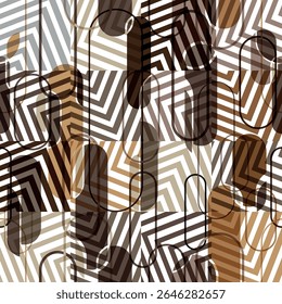 chain pattern geometric fabric design