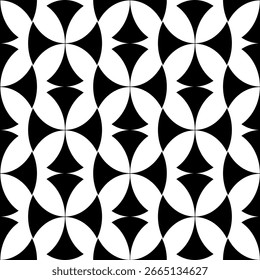 chain pattern geometric fabric design