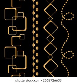 chain pattern geometric fabric design