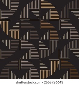 chain pattern geometric fabric design