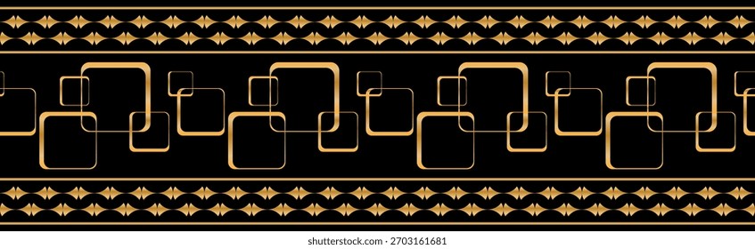 chain pattern geometric fabric design