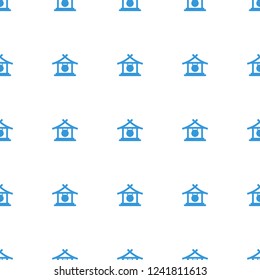 chain pattern repeat seamless on white background. Editable filled chain icons from architecture collection. gong icon for web and mobile.