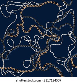 Chain pattern.Golden chains. Belt, rope, tassel pattern
chain pattern.
