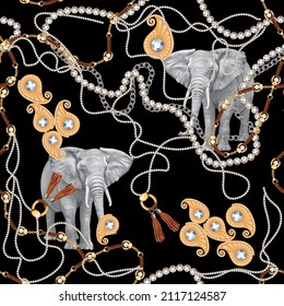Chain pattern.Golden chains. Belt, rope, tassel pattern
chain pattern.
