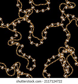 Chain pattern.Golden chains. Belt, rope, tassel pattern
chain pattern.
