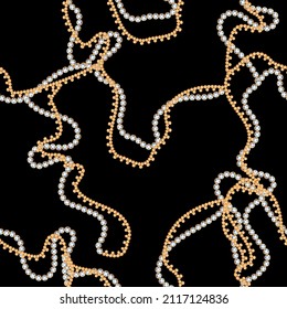 Chain pattern.Golden chains. Belt, rope, tassel pattern
chain pattern.
