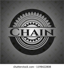 Chain realistic black emblem