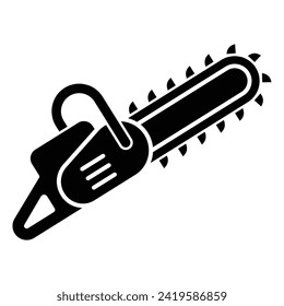 Chain saw icon vector illustration on trendy design