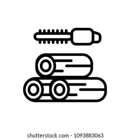 Chain saw linear icon concept. Chain saw line vector sign, symbol, illustration.