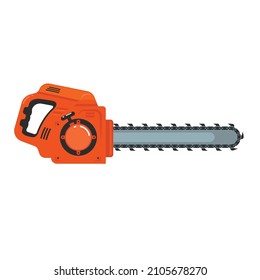 chain saw machine vector  illustration concept design template