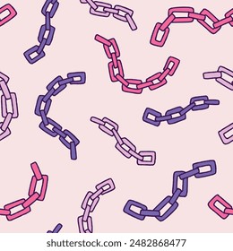 Chain Seamless Pattern Vector illustration for Print, Wallpaper, Decoration.
