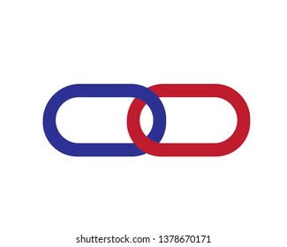 chain sign communication web icon. vector design - Vector
