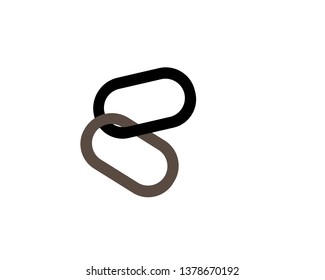 chain sign communication web icon. vector design - Vector
