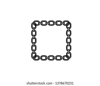 chain sign communication web icon. vector design - Vector
