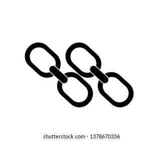 chain sign communication web icon. vector design - Vector
