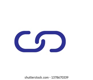 chain sign communication web icon. vector design - Vector
