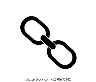 chain sign communication web icon. vector design - Vector
