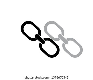 chain sign communication web icon. vector design - Vector
