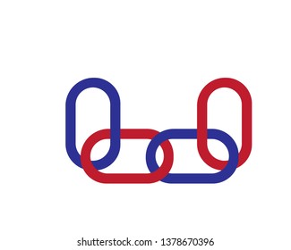 chain sign communication web icon. vector design - Vector
