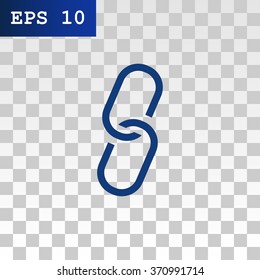 chain sign communication web icon. vector design