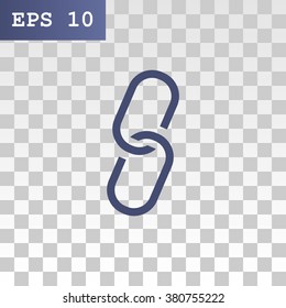 chain sign communication web icon. vector design