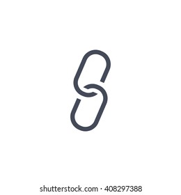 chain sign communication web icon. vector design