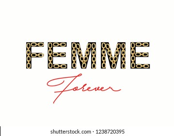 chain slogan femme