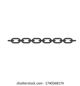 chain steel vector icon illustration design template