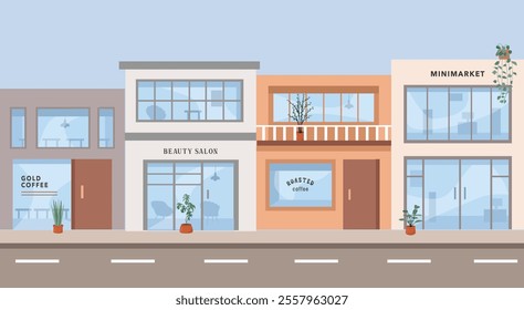 Chain store. Variety store. Thrift shop. Dime store. Exchange. Boutique. Mart. Bazaar. Emporium. Cafe. Sidewalk. Store building.