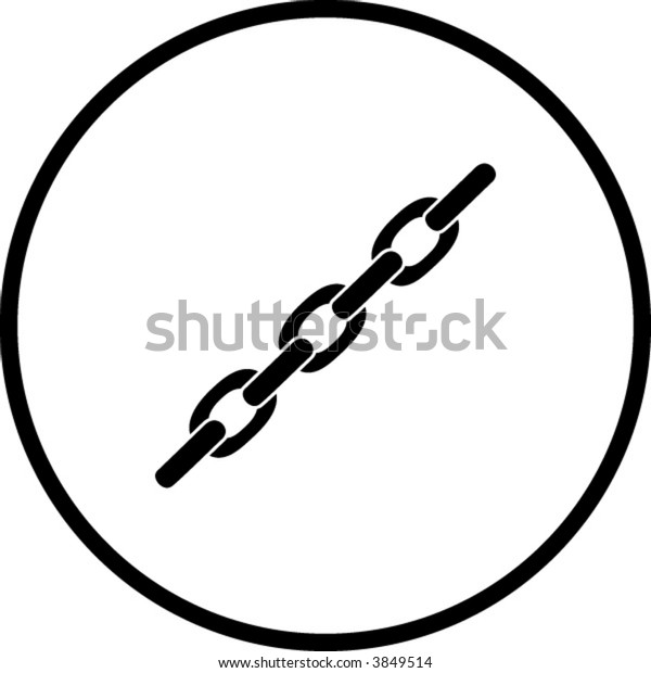 Chain Symbol Stock Vector (Royalty Free) 3849514 | Shutterstock