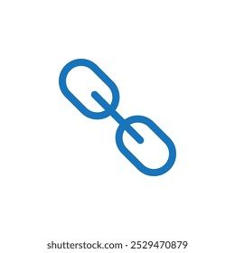 Chain symbol icon simple vector symbol