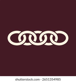 Chain trendy useful important vector Illustration design glorious colorful background.eps