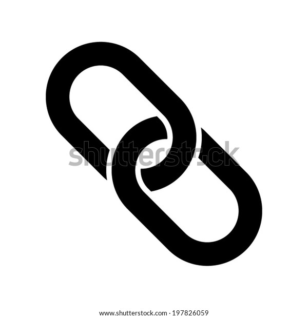 Chain Vector Black Icon Stock Vector (Royalty Free) 197826059 ...