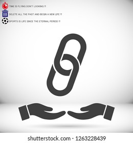 Chain vector icon