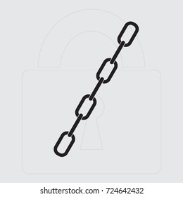 chain vector icon