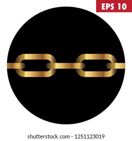 Chain vector Icon in flat style isolated on grey background. illustration. EPS10. fashion trendy chain
