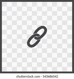 Chain vector icon. Isolated illustration. Business picture.