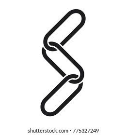 chain vector icon, link chain icon, flat design best link chain vector illustration 