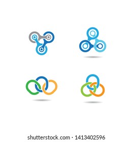 Chain vector icon symbol illustration