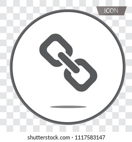Chain vector icon in trendy flat style isolated on  background, connection symbol icon vector.