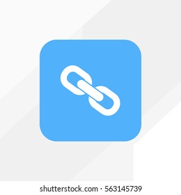 Chain vector icon for web design and mobile application user interface