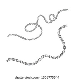 Chain vector illustration design template