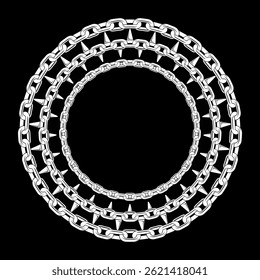 Imagen e ilustración de Vector de cadena