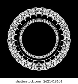 Chain Vector iMage and Illustration
