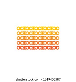 Chain vector template icon design