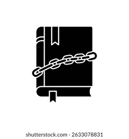 Chained Book with Closed Symbol Concept for Security or Restriction